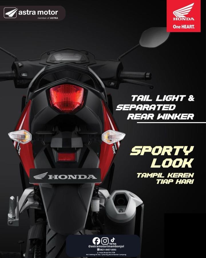 Tampil Makin Sporty dan Stylish, Astra Motor Imam Bonjol Hadirkan Desain Motor Honda yang Memikat